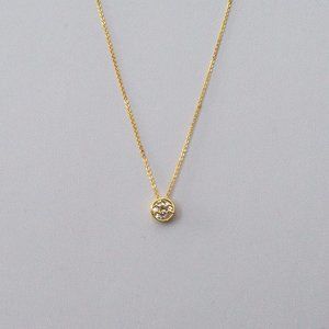 18K Gold-Plated Gem Stone Zodiac sign Necklace